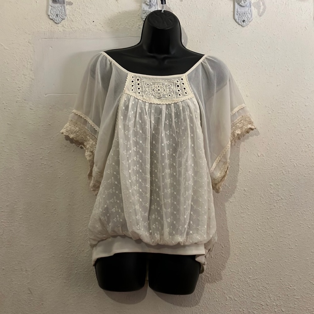 Free People lace blouse